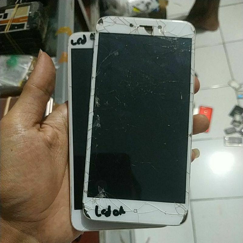 LCD REDMI 4X MINUS TOUCHSCREEN FRAME OKE