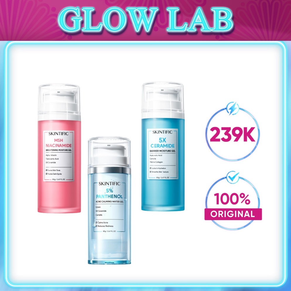 KODE B87H SKINTIFIC 8g Moisturizer Mel  Krim Wajah  Moisturizer Mencerahkan  Cream siang malam  Mois