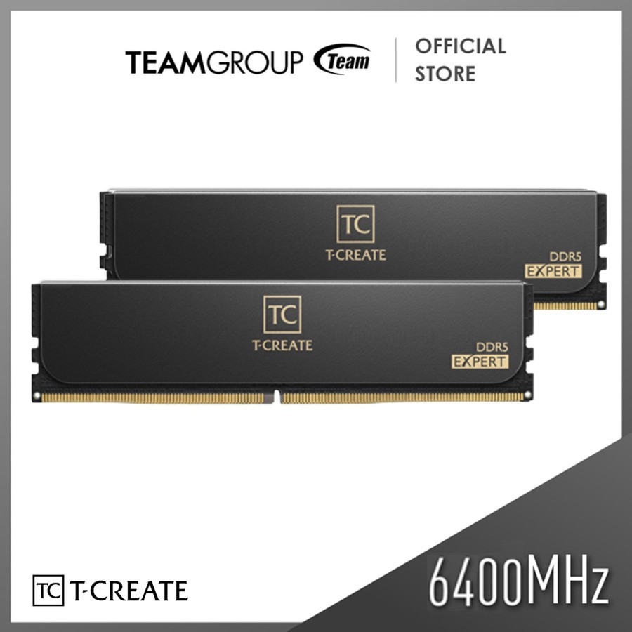 Teamgroup Memory T-CREATE EXPERT DDR5 2x16GB 6400Mhz Black