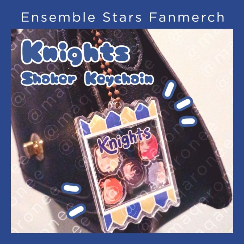 [COMIFURO AFTERSALE] Fanmerch Ensemble Stars Knights Shaker Keychain