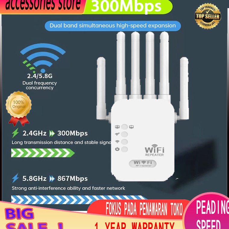 KODE A22S Wifi repeater3 mbps jarak jauh  wifi penguat sinyalhpWireless Wifi Range Extender Router R