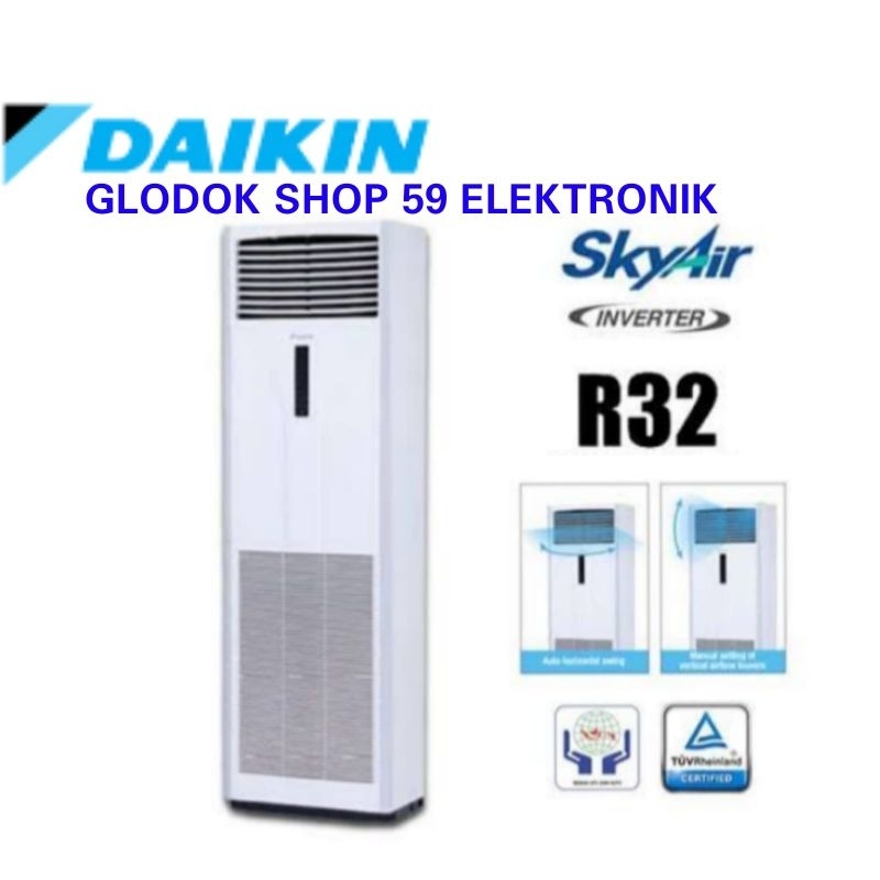 DAIKIN 3 PK FVFC71AV14 - AC FLOOR STANDING INVERTER SKYAIR SERIES R32 NEW