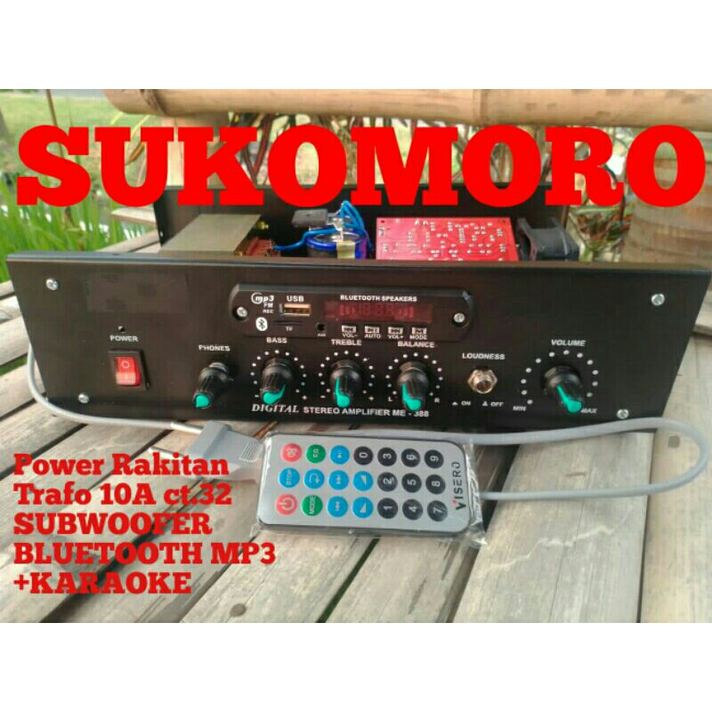 Power Amplifier Rakitan 10A SUBWOOFER, Bluetooth, Karaoke HARGA PROMO
