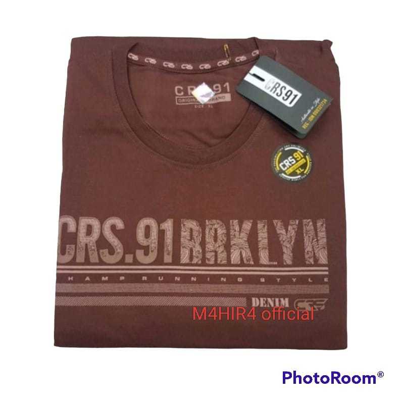 KAOS CRS 91 Cotton COMBED Unisex Ukuran M-XXL m4hira official