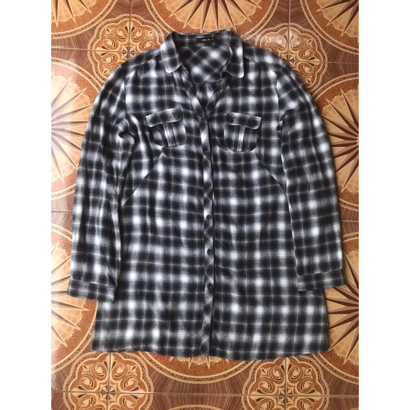 kemeja flanel second