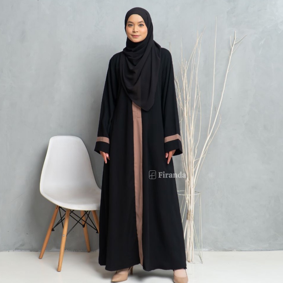 COD Firanda Abaya Arumi  Abaya Basic Polos  Gamis Dress Syari