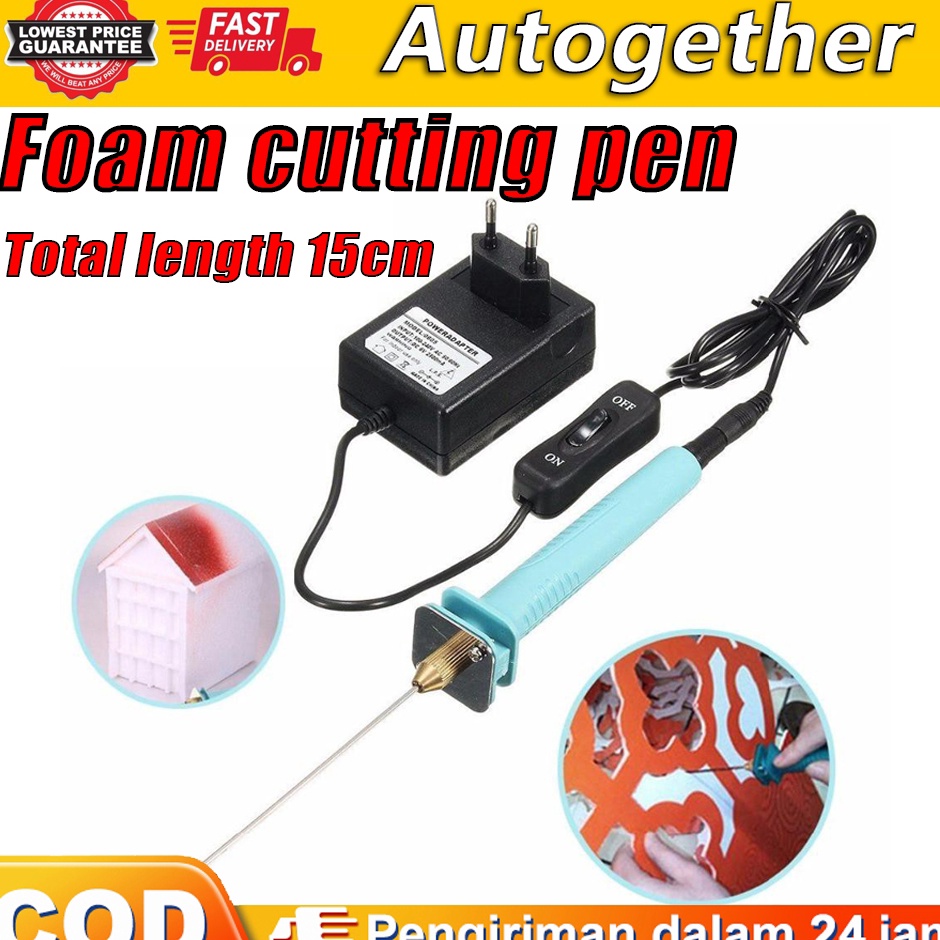 

pemotong sterofoam gabus SIAP PAKAI Pemotong Gabus Styrofoam Hotwire Ukir craft Foam Sterofom Cutter Pisau Panas Styrofoam PE PU