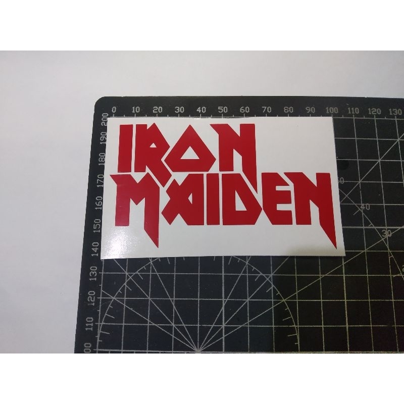 

cutting stiker iron maiden