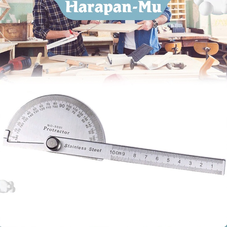 

Busur Derajat Penggaris Busur Alat Ukur Sudut Pengukur Sudut Stainless Degree Protractor