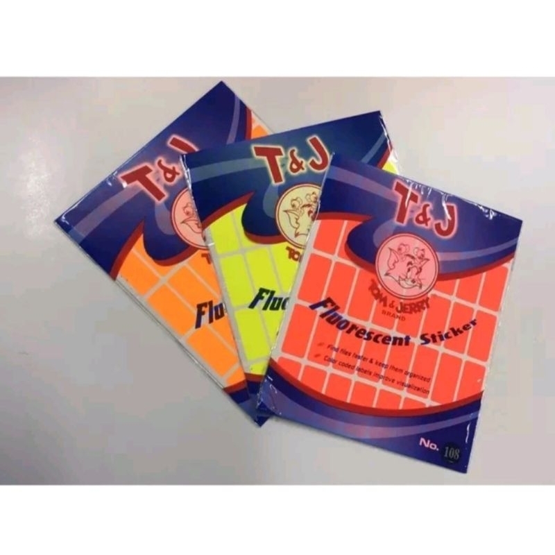 

Label Tom and Jerry 108 Flourescent Warna