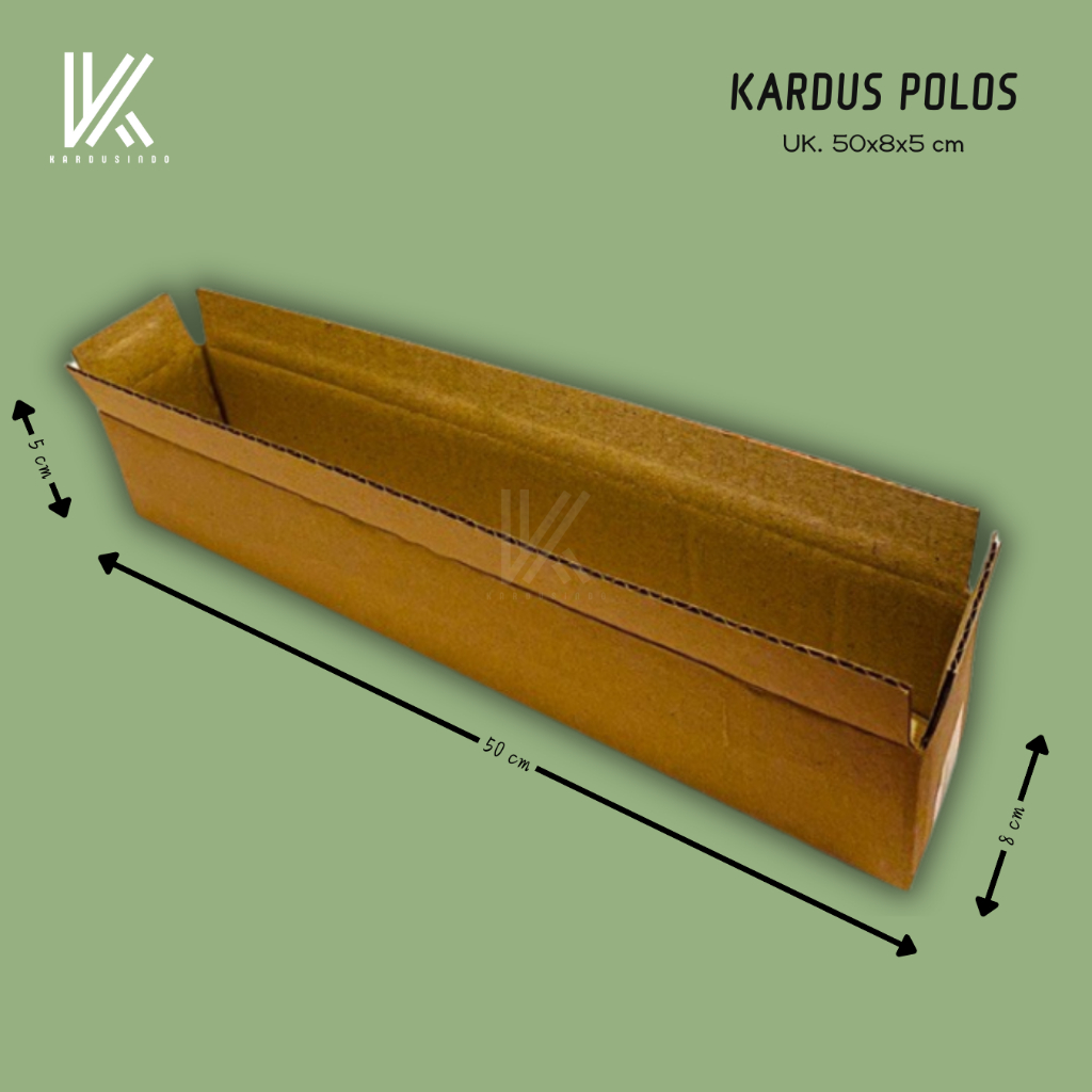 

KARDUS BOX POLOS BARU UK 50x8x5 CM