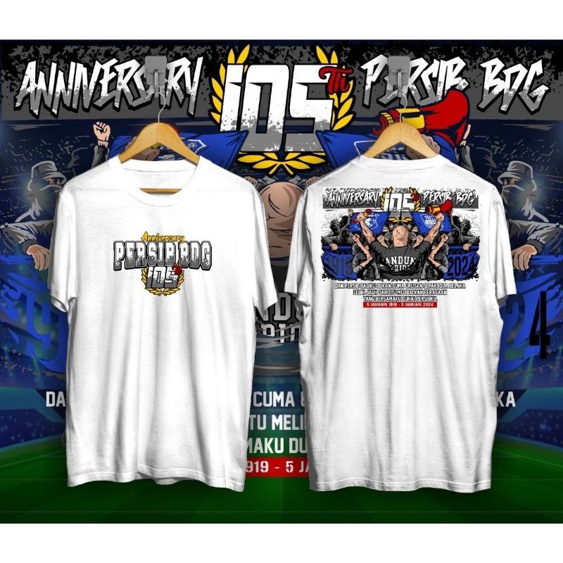 KAOS PERSIB ANNIVERSARY 90 TAHUN 2023 BANDUNG BOBOTOH VIKING BONEK PERSEBAYA unishecx one blue distr