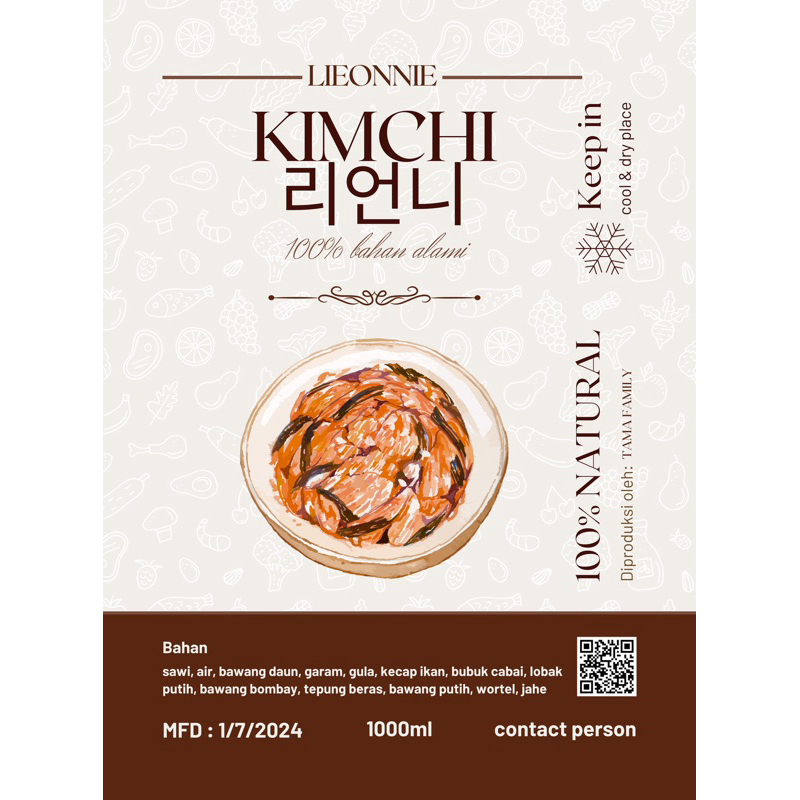 

Kimchi 1000 ml
