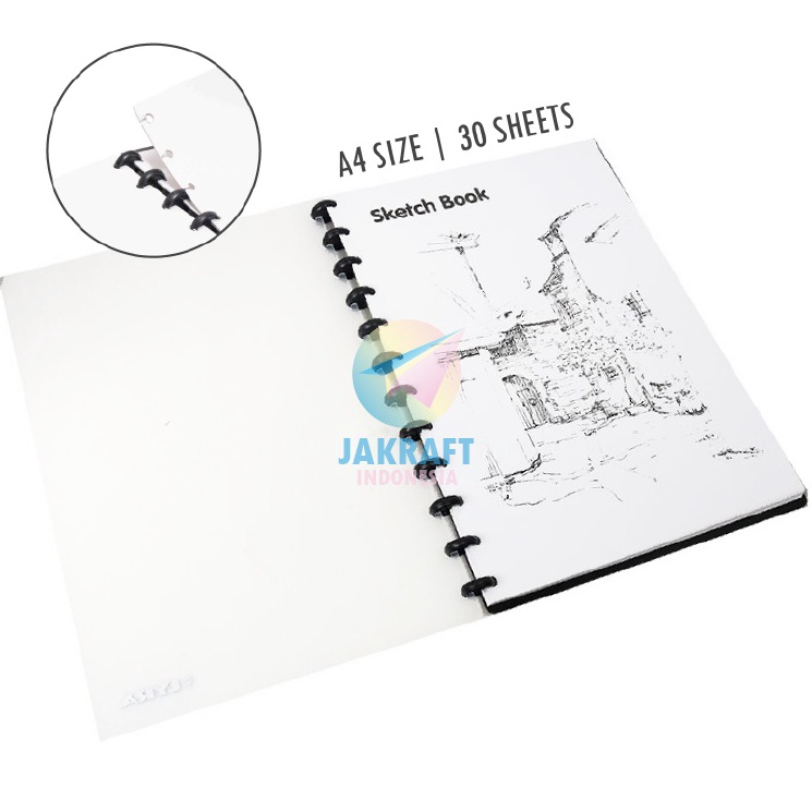 

Essential 3 Lembar Sketch Book LYRA A4 Sketchbook Buku Gambar Sketsa 15 Gsm 92126