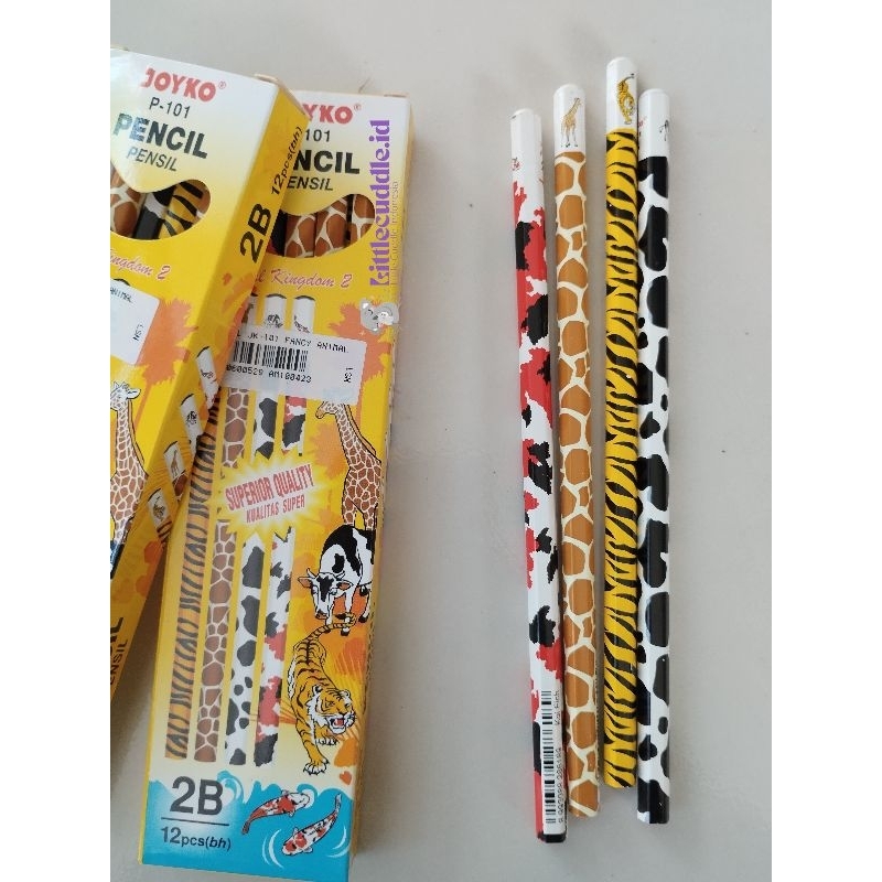 

Pensil 2B Joyko | Pensil 2B Motif Hewan | Pensil Joyko