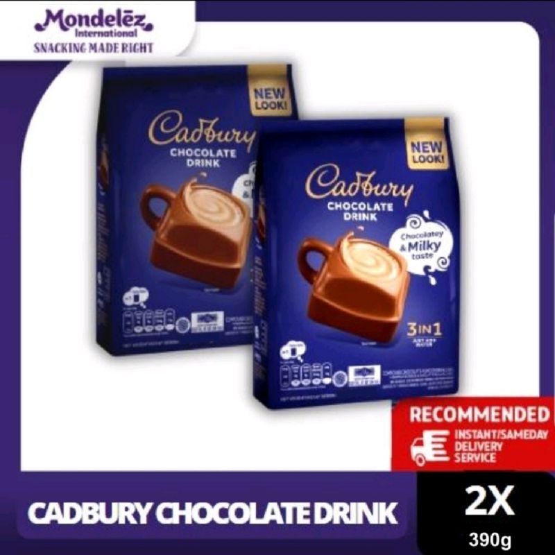 

CADBURY CHOCOLATE DRINK 3 IN 1 2x390G