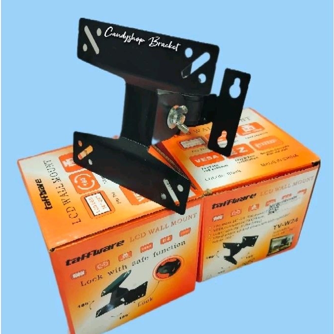 Bracket TV android smart goegle untuk tcl,xiomi,mi,sharp tv led 22 24 27 32 inch braket swing kiri k