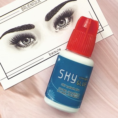 Pilihan Terbaik KHUSUS INSTANT  SAME DAY  SKY glue S red 5 gr  lem eyelash extension  ORIGINAL