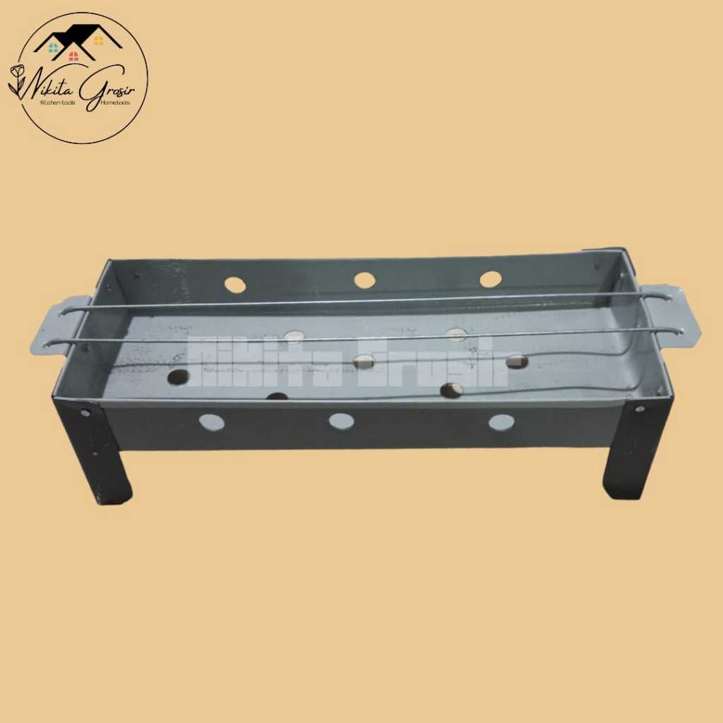 (Kecil) Tempat Bakaran Sate / Tungku Panggangan Sate Aluminium / Bakaran Sate Serbaguna