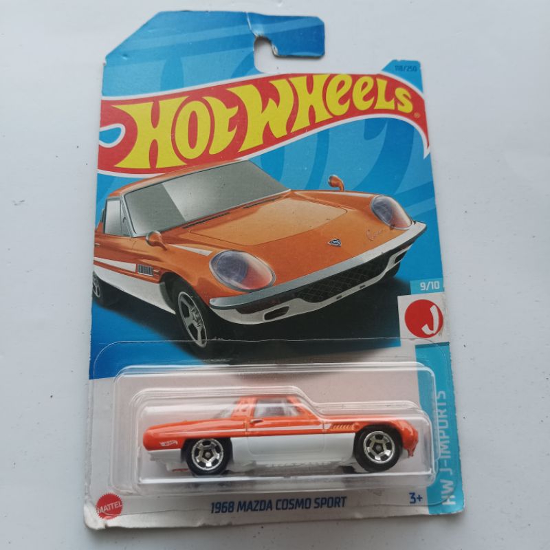 Hot wheels 1968 mazda cosmo sport orange