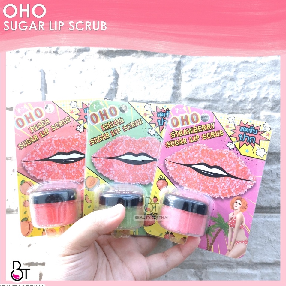 OHO sugar lip scrub  Perawatan Bibir