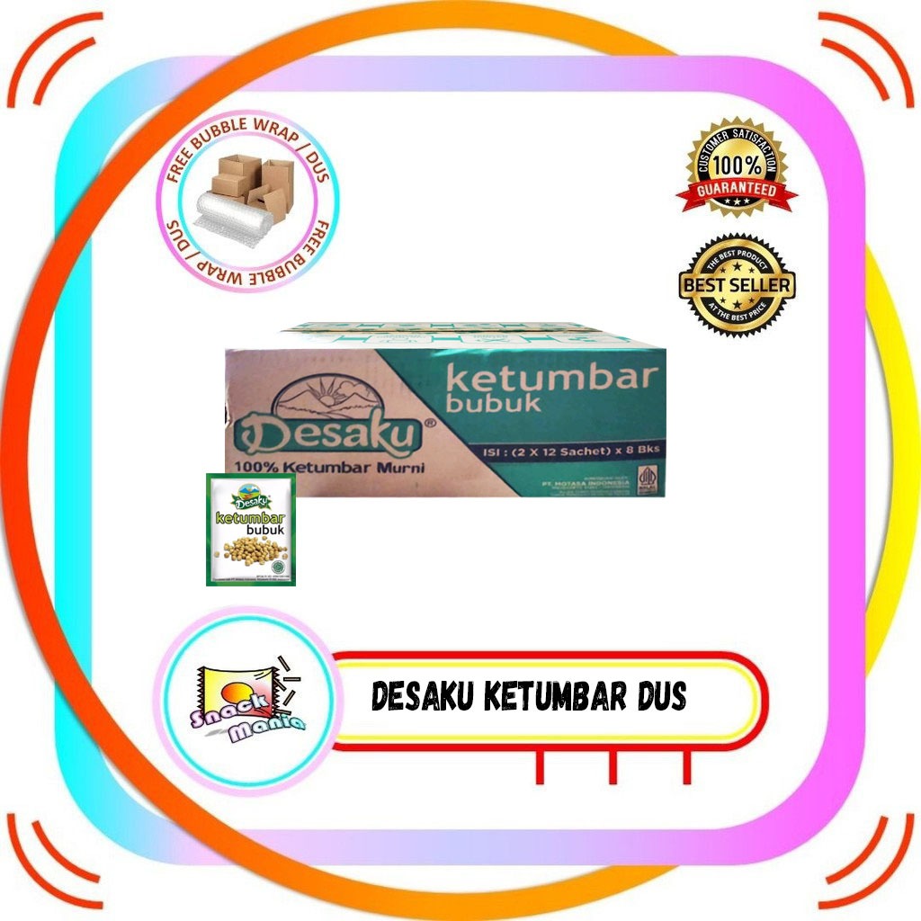 

Desaku Bubuk Ketumbar 10 gr x 192 pcs DUS Coriander Powder