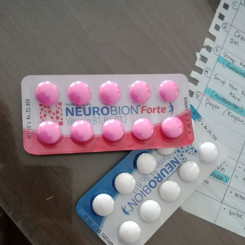 neurobion pink / neurobion putih