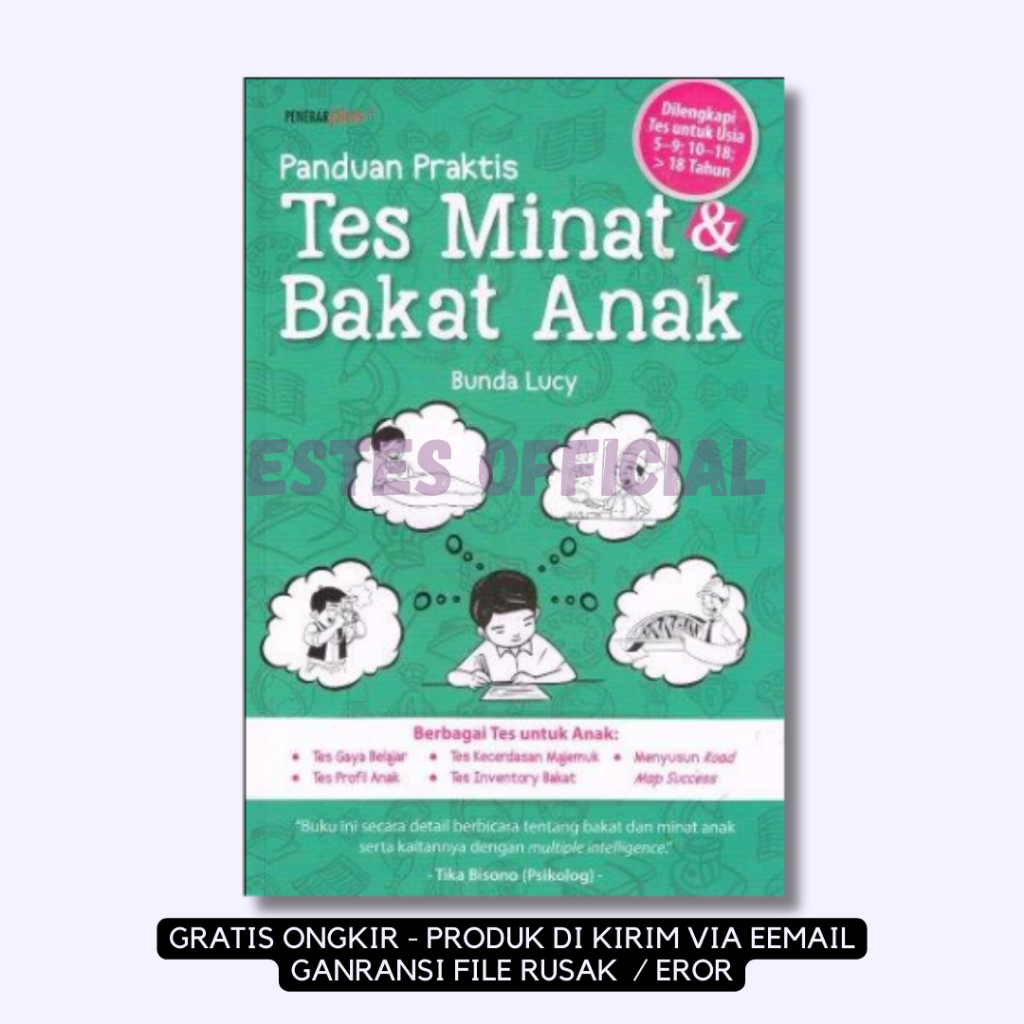 

[ ID3354 ] Panduan Praktis Tes Minat Bakat Anak