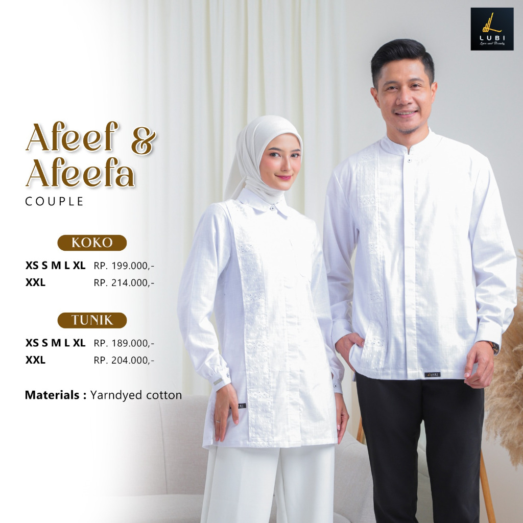 AFEEF & AFEEFA PUTIH COUPLE by LUBI