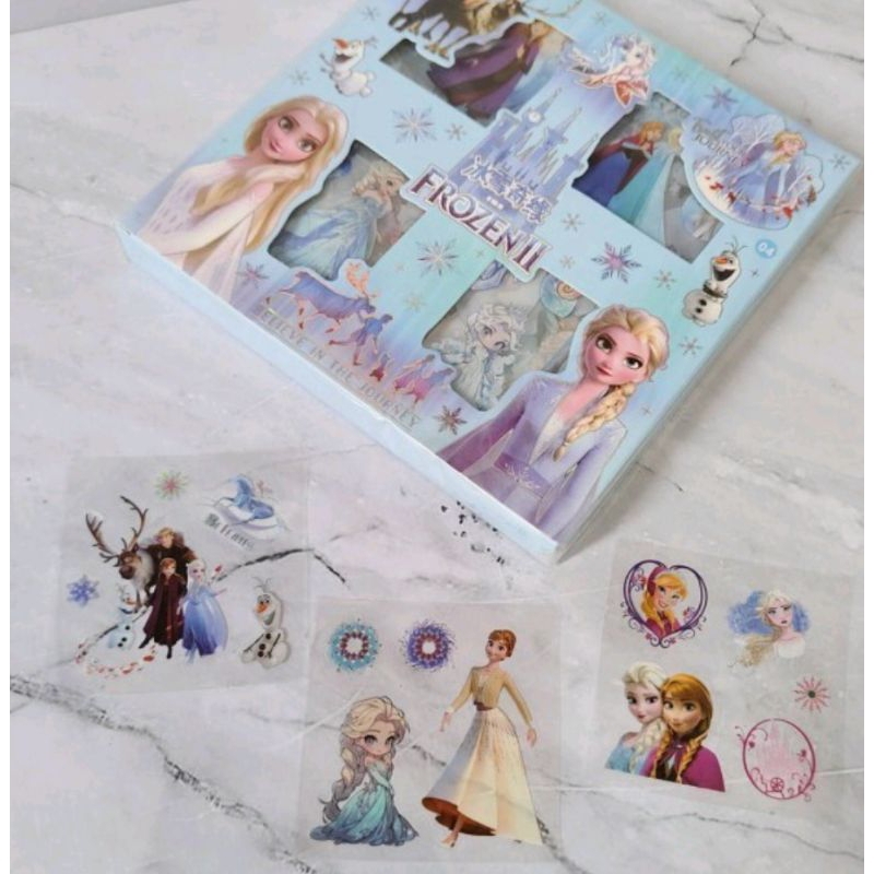 

Stiker Transparan Frozen Elsa ECER Stiker Botol Frozen