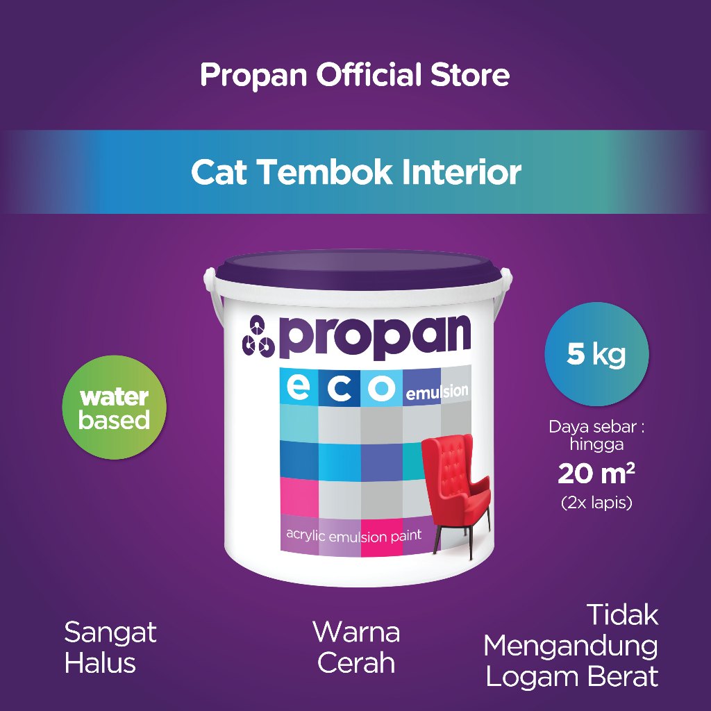 CAT TEMBOK PROPAN ECO EMULSION EE-4010  - 25KG INTERIOR