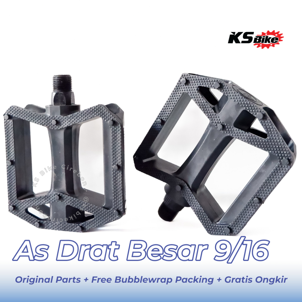 Pedal Sepeda PVC MTB As Besar 9/16 As Kecil Pedal Plastik Pedal Otelan Pedal BMX Pedal Lipat Pedal G