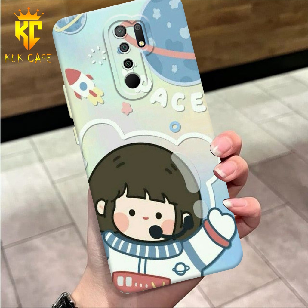 Case Motif REDMI 9 Aesthetic Bahan Softcase silicon Lentur - Skin /  Casing Handpone