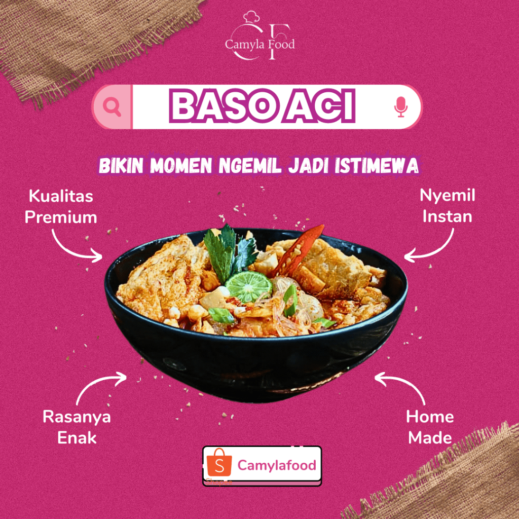 

Baso Aci Instan Jajanan Bandung - Baso Aci Camylafood