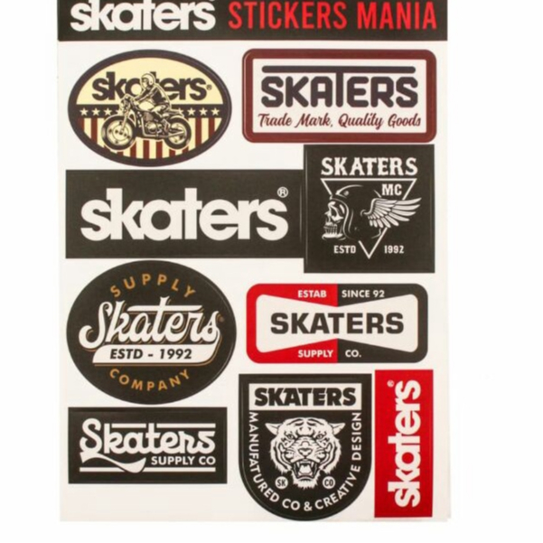 

Sticker Set Skaters TG023 LOGO ELIPS MOTOR KREM