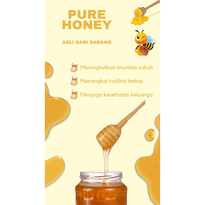 

Madu Asli Original 100 % Tanpa Campuran – Madu Murni Asli Dari Sarang