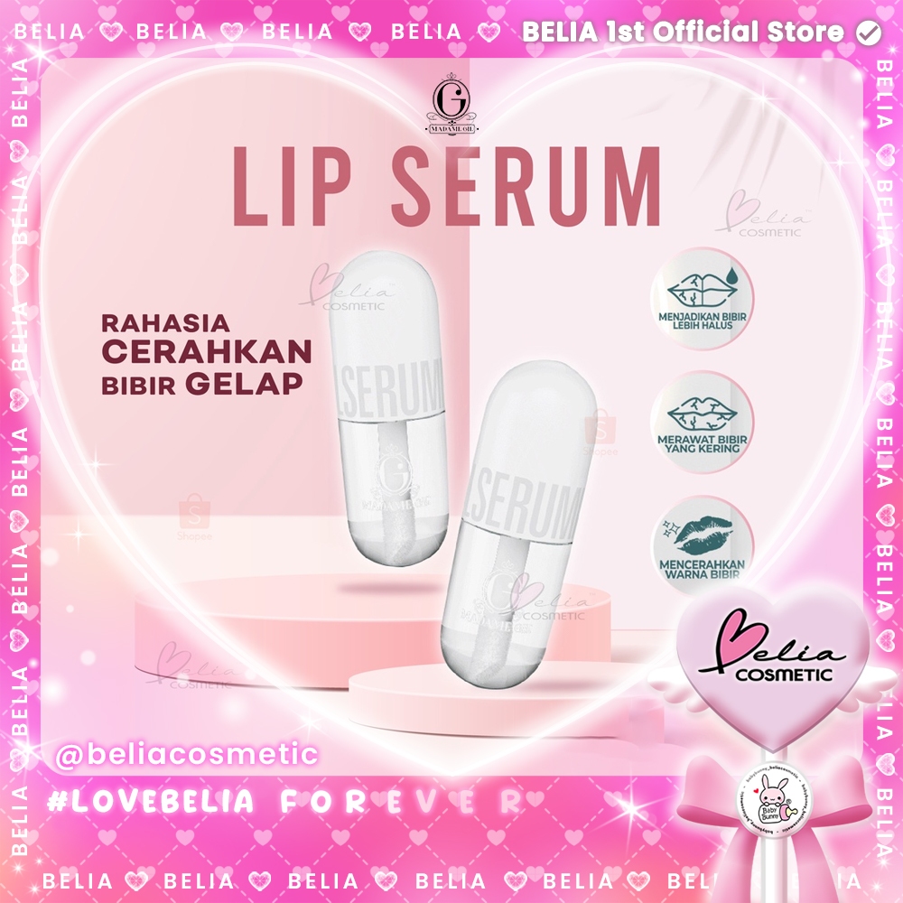 ❤ BELIA ❤ MADAME GIE #LiPill Serum - Lip Oil Bibir | Lip Serum | BPOM