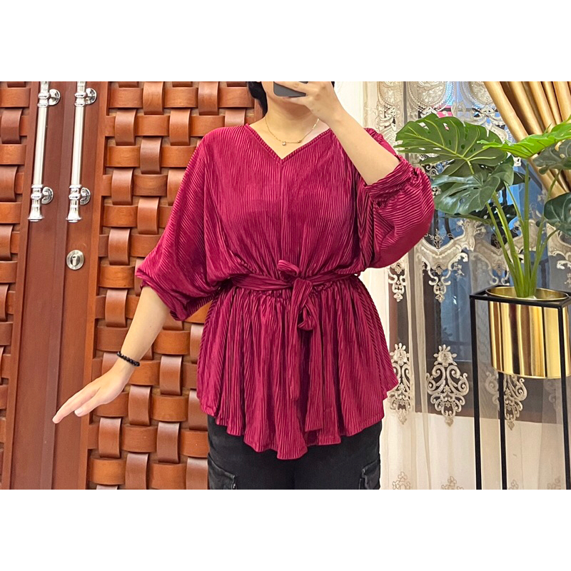 BLOUSE PLISKET IMPORT BANGKOK