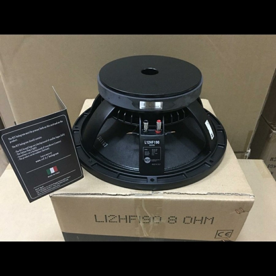 Komponen Speaker RCF 12HF190/12 HF190 12 inci Mid low