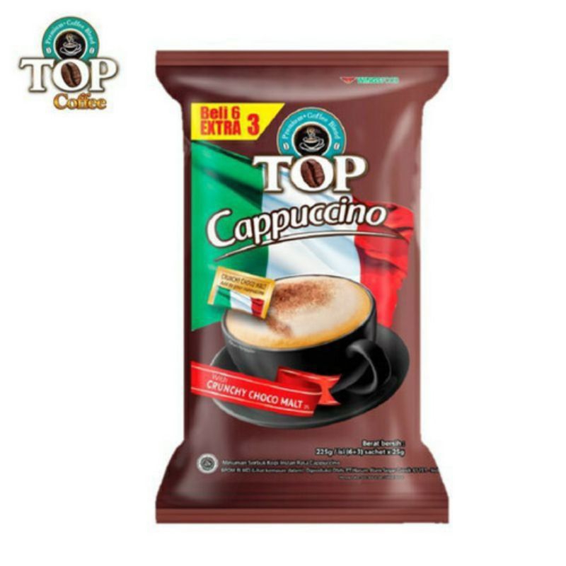 

TOP Cappucino 225g/isi (6+3) sachet