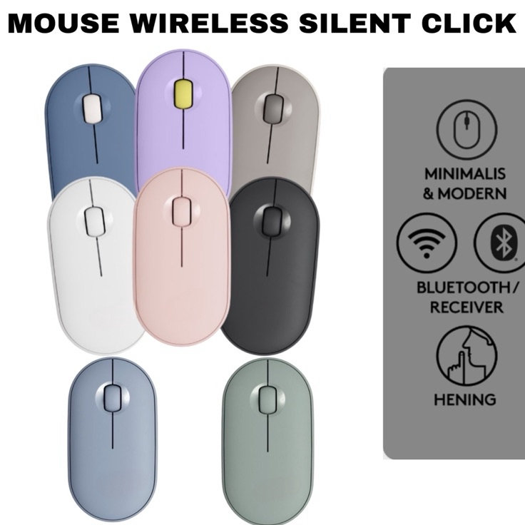 Terlaku Mouse Wireless Bluetooth Slim Silent M35 Mouse Laptop Lucu Mouse Wireless Slim