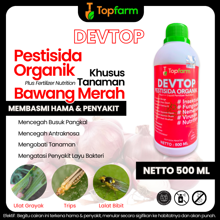 Obat Hama Khusus Bawang Merah  / Obat Bawang Merah Pembesar Buah / Obat Bawang Merah Insektisida / O