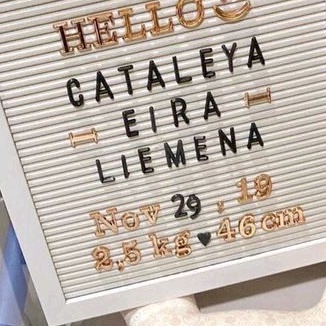 

Dijual papan nama bayi letter board hospital board baby board