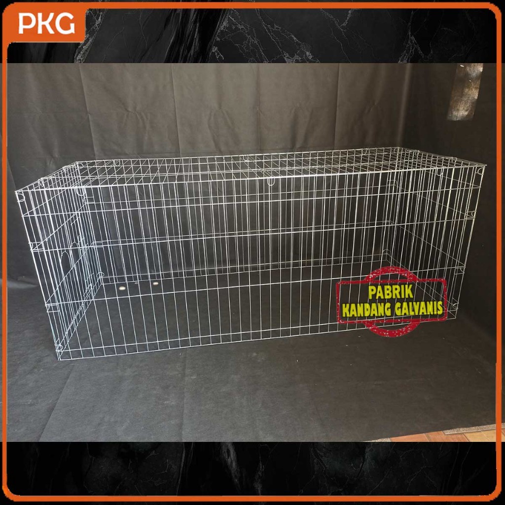 Kandang Umbaran Galvanis Besar 200Cm Untuk Ayam Jago Bangkok, Kurungan Umbaran Jumbo 2 Meter