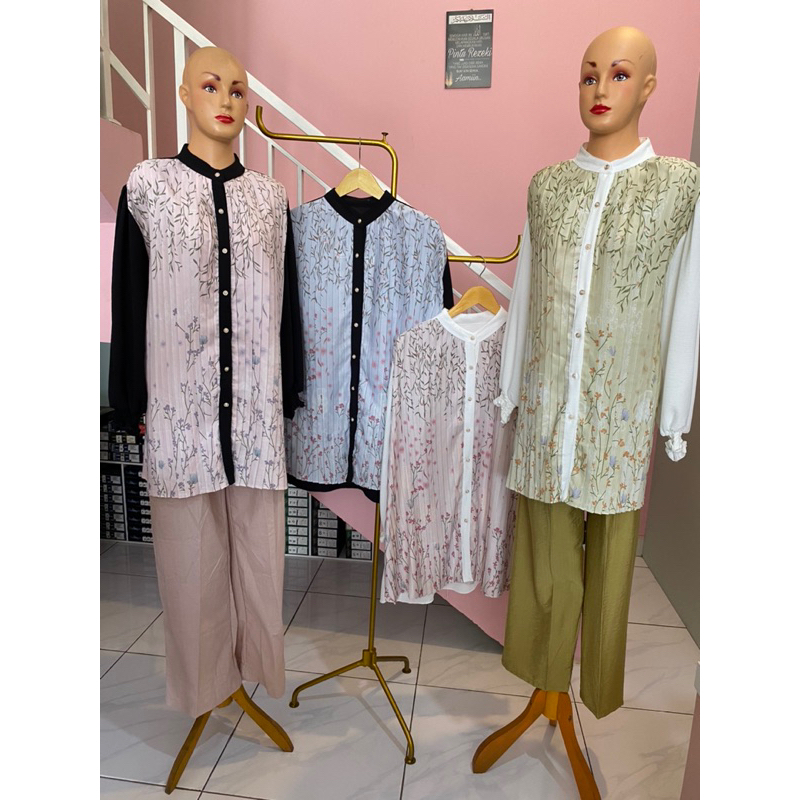 ATASAN WANITA, BAJU PLISKET, BLOUSE, BAJU PREMIUM, PAKAIAN WANITA