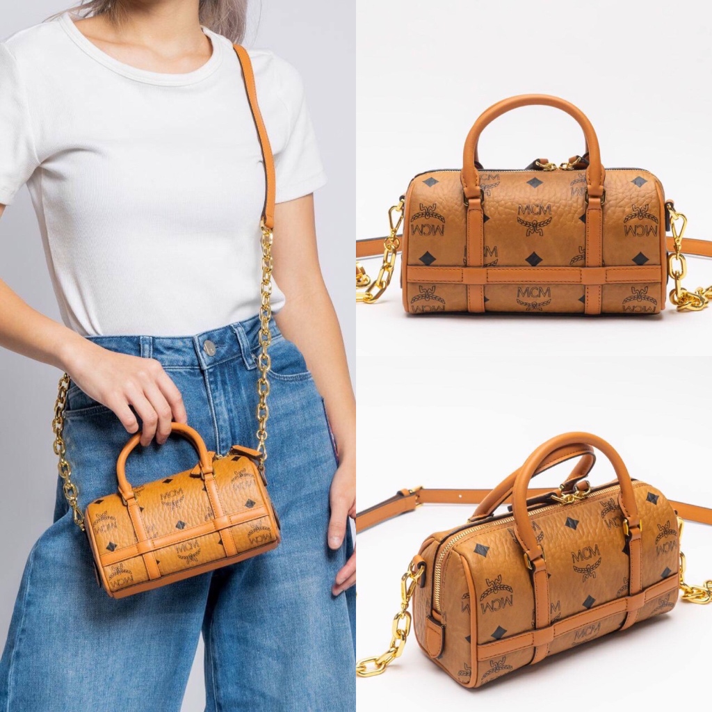 MCM MINI BOSTON BAG ORIGINAL