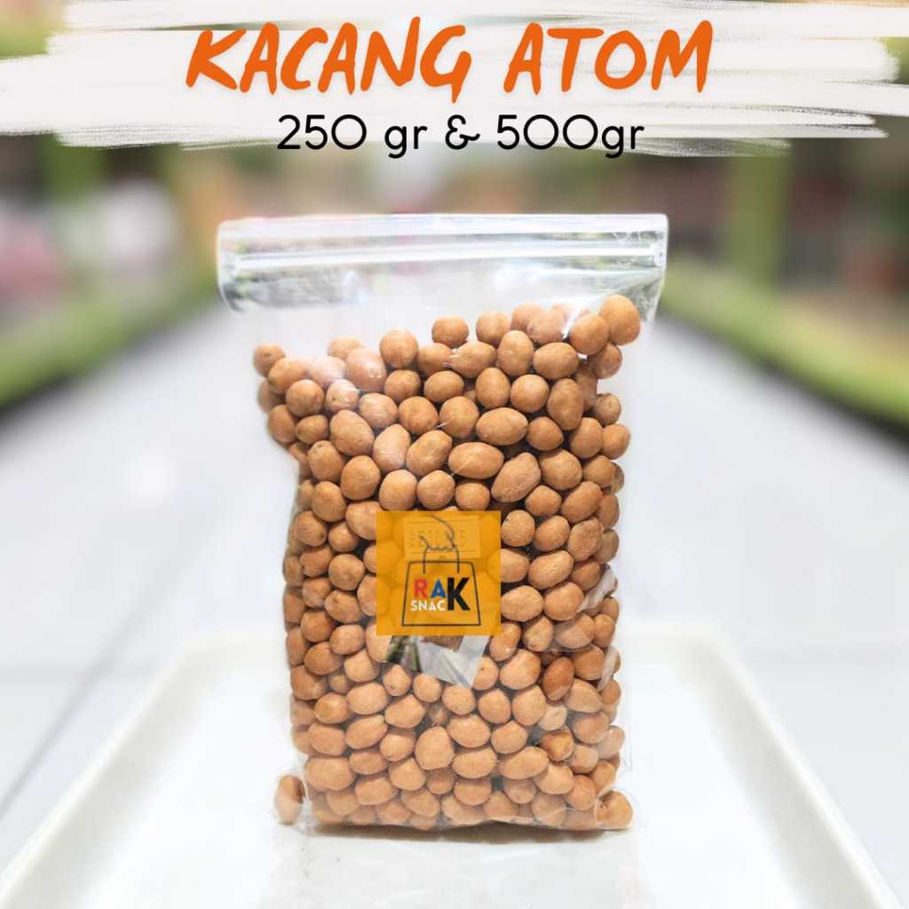 

Kacang Atom 250 gr & 500gr | Cemilan Kacang | Snack Murah 1 Pouch