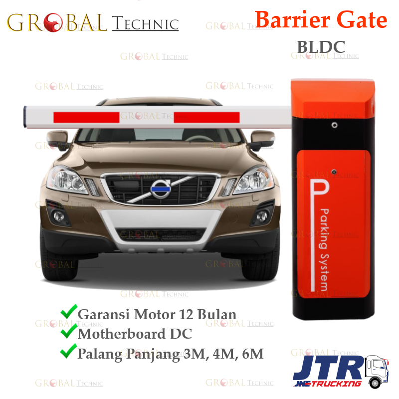 Barrier Gate BLDC Parking Gate Automatic / Portal Parkiran Otomatis