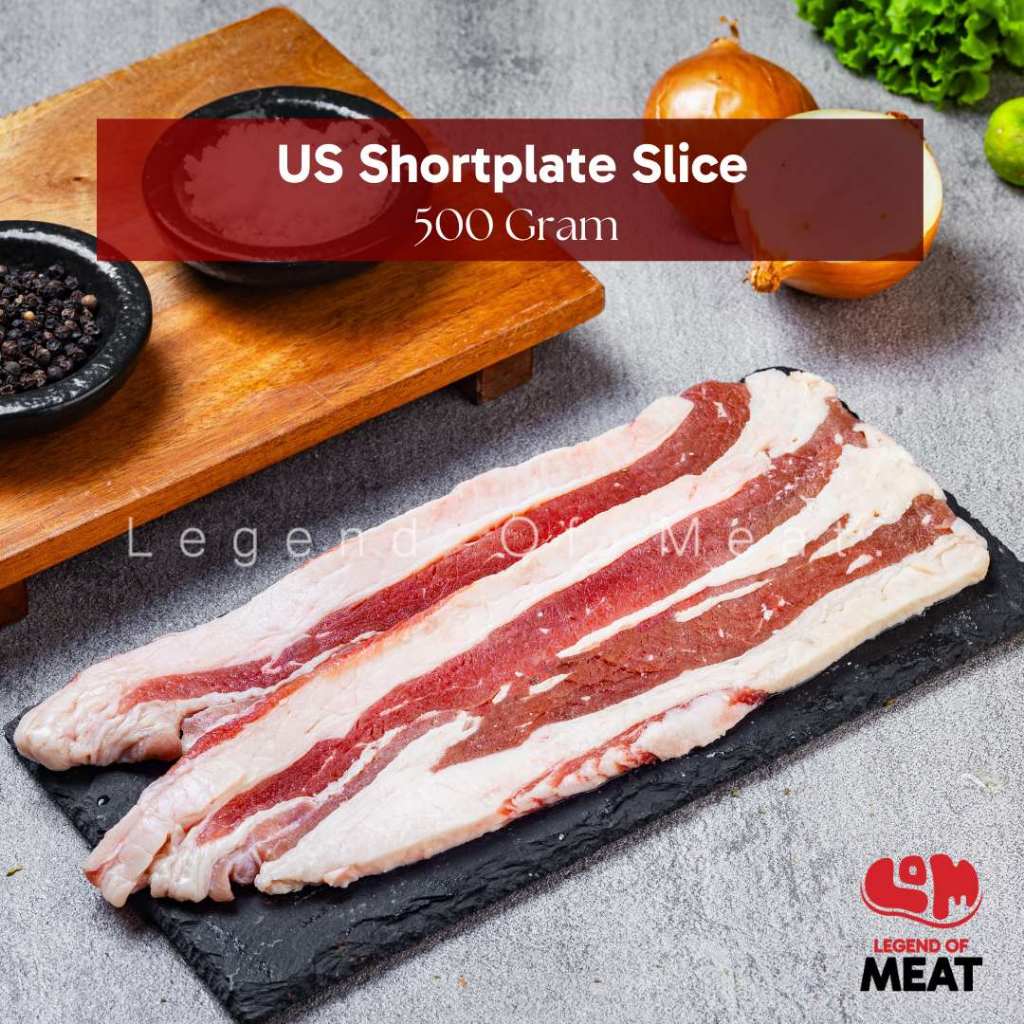 

US Beef Slice Shortplate/Slice with Fat/Slice Berlemak BBQ GRILL CIREBON