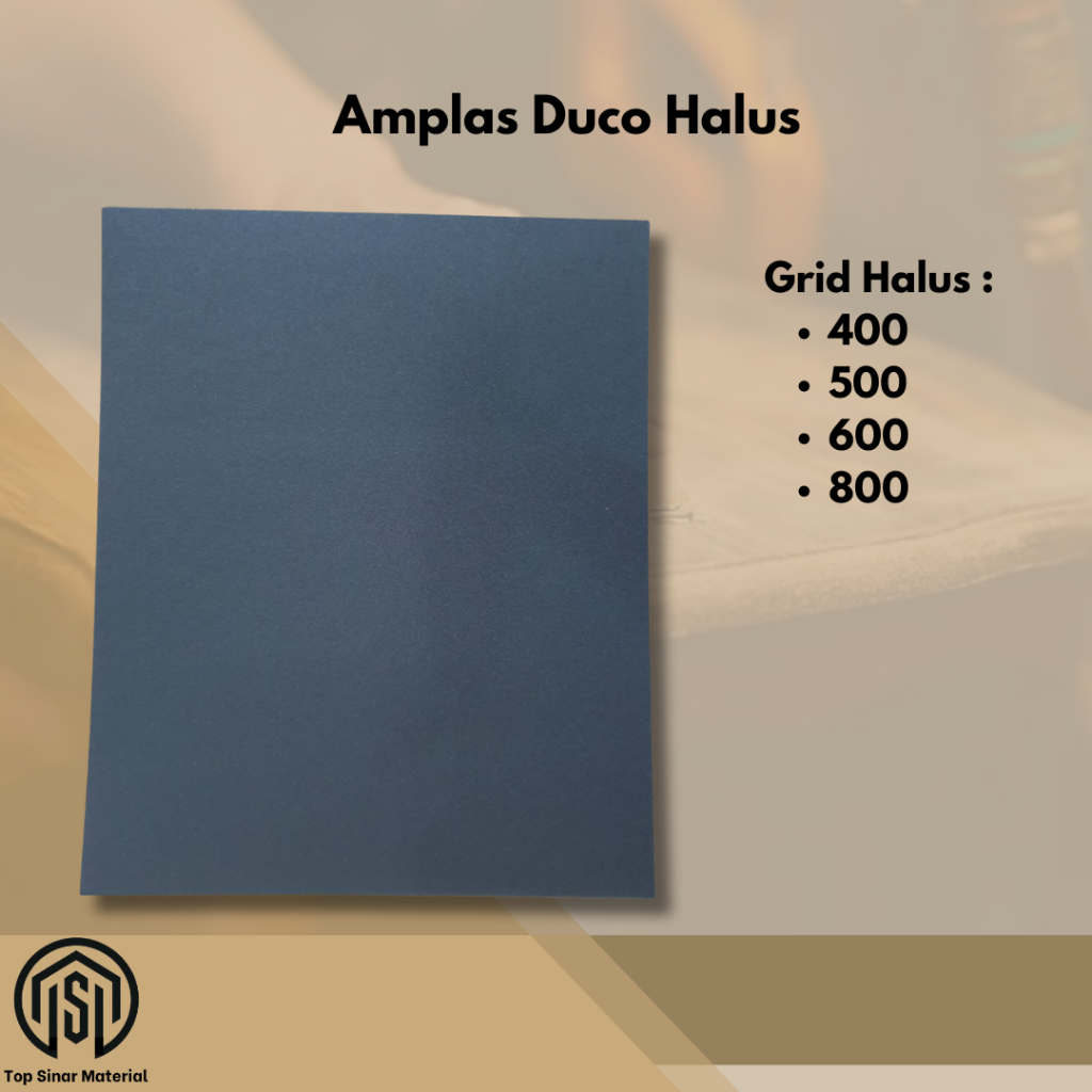 Amplas Duco Per Lembar / Amplas Gosok Anti Air Serbaguna Grid 600 Amplas Halus